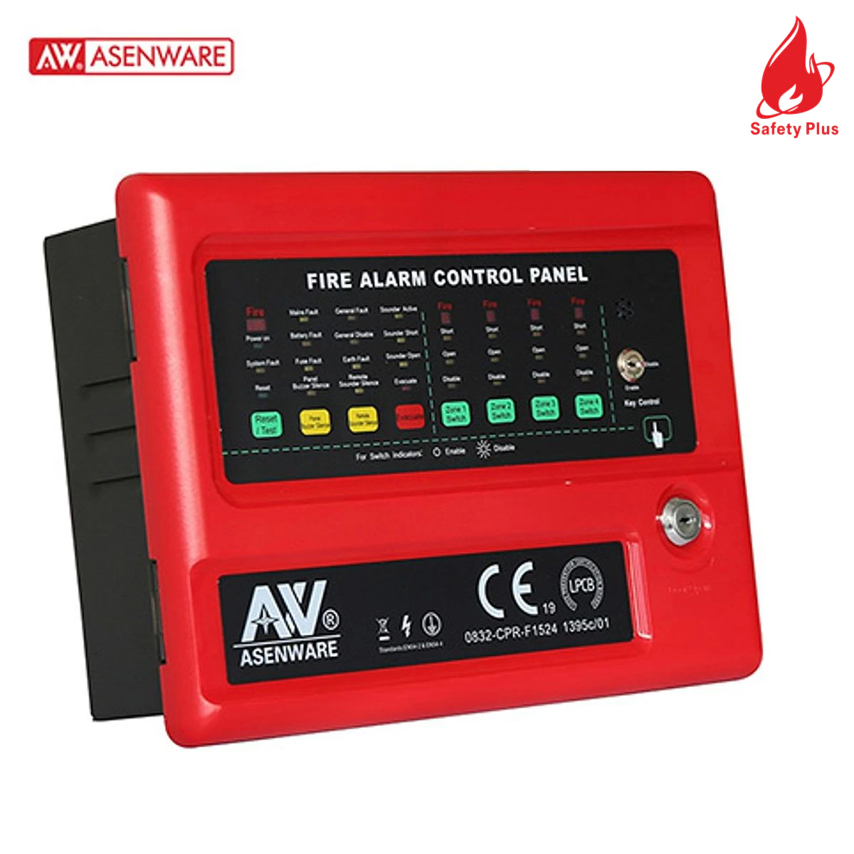 16 Zone Conventional Fire Alarm Control Panel: