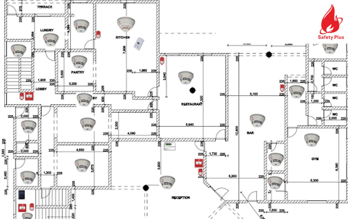 As-Built Drawing & Documentation of Fire Detection & Alarm System