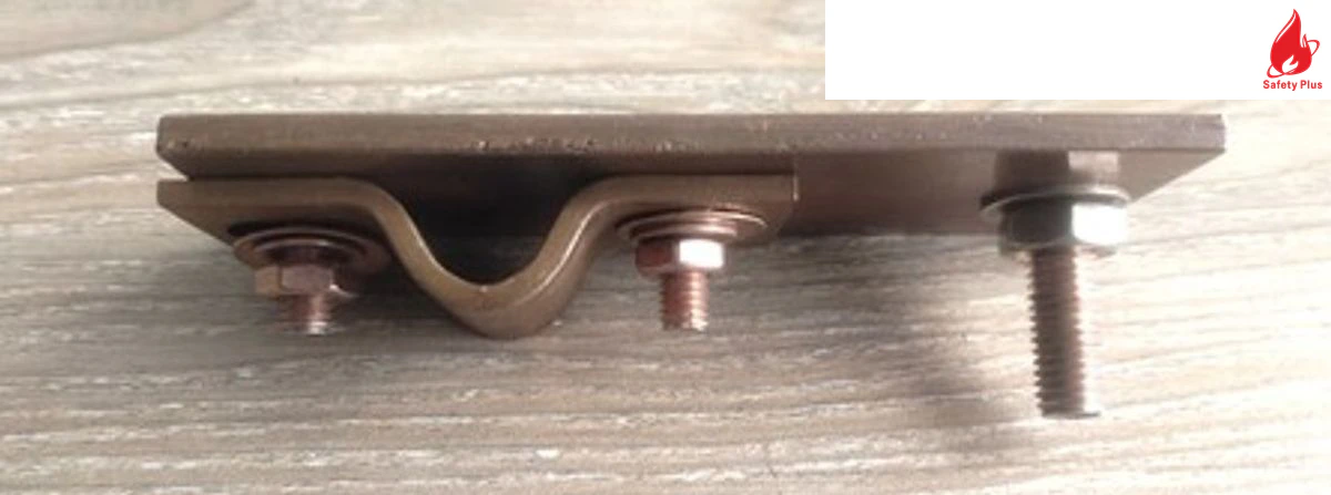 Copper Busbar Made Ground clamp