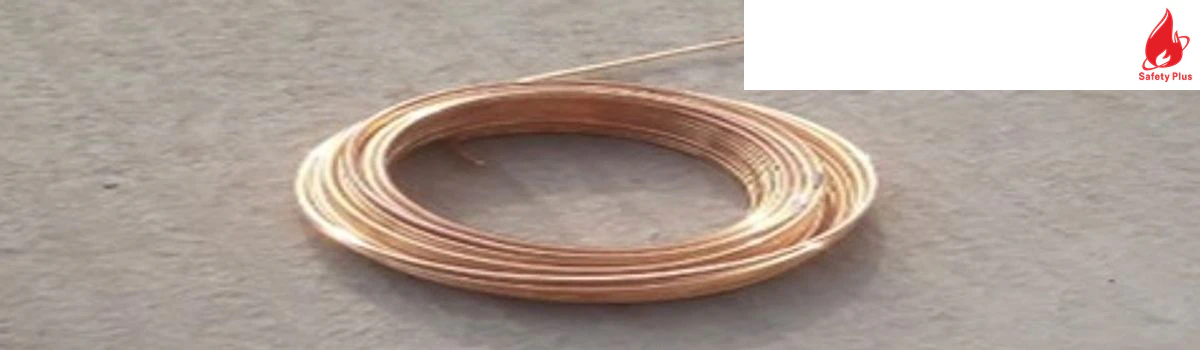 Copper Down Conductor : Class II a. 9mm dia solid copper wire with saddle