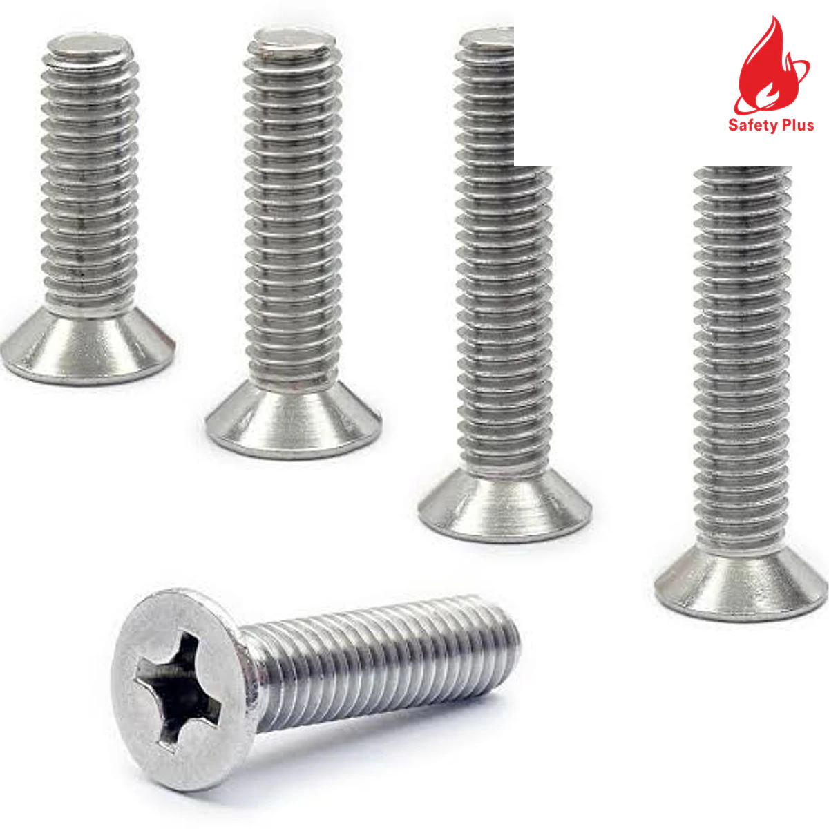 Machine Screw 7/32" × 12mm, CSK, Stainless Steel