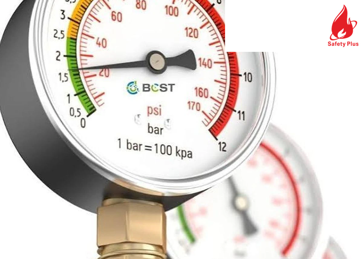 Pressure Gauge: 0-300 psi