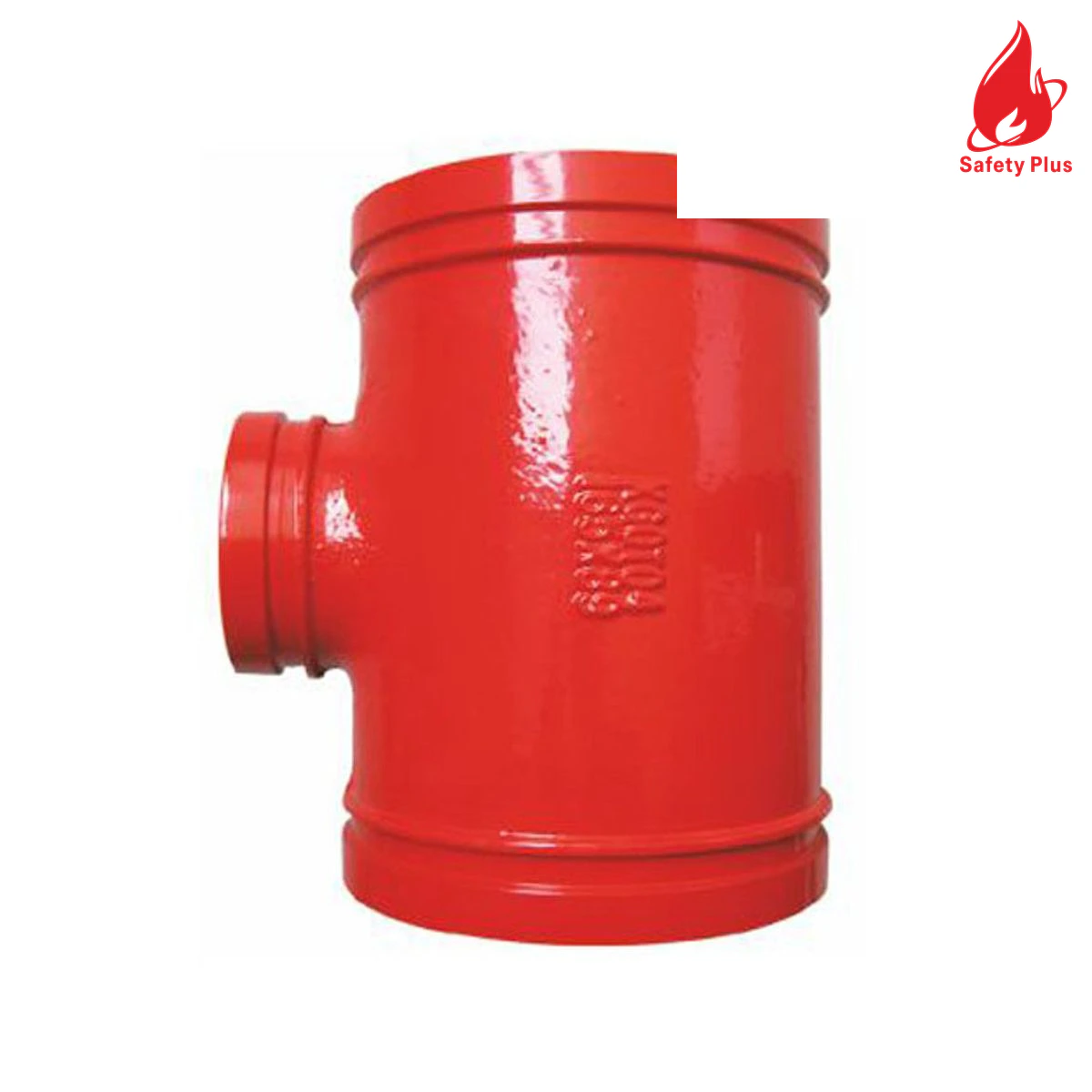 Threaded Reduced Tee (Grooved / Welded Type) 80x50