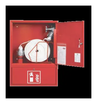 Hose Reel Cabinet with Extinguisher Compartment